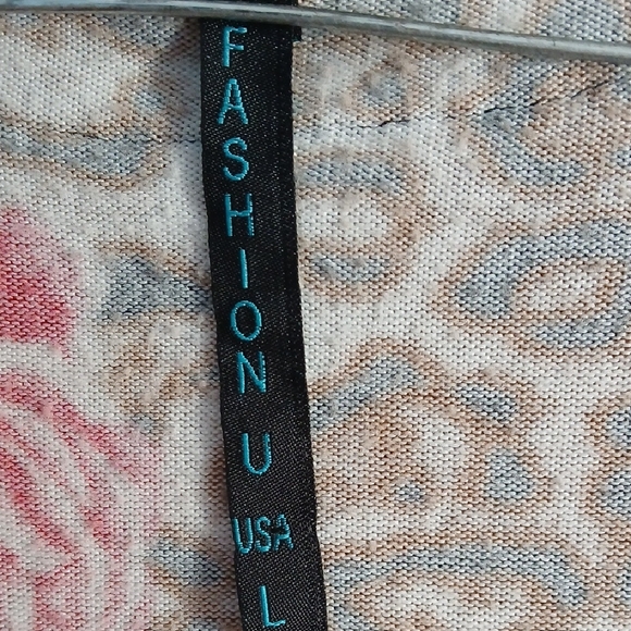 Fashion Bug Multicolor Floral Leopard Robe - Picture 3 of 7